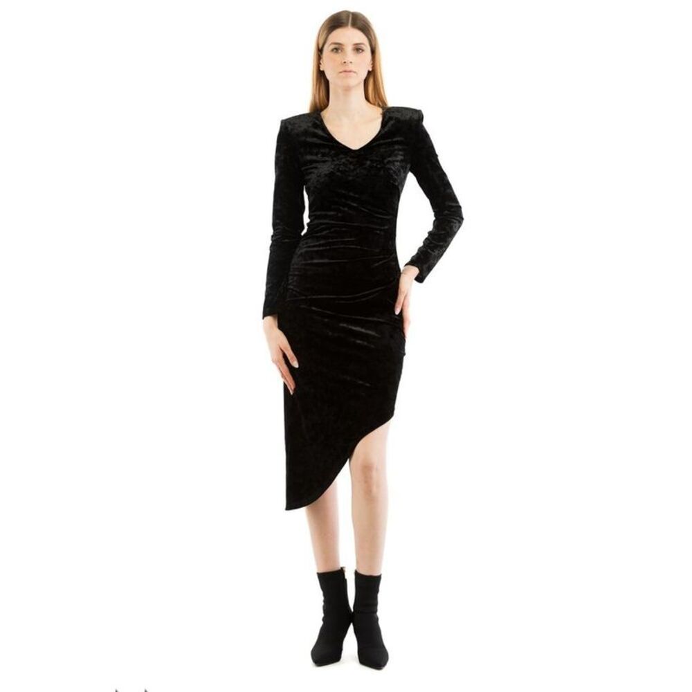 Patrizia Pepe Black Polyester Casual Women's Dress